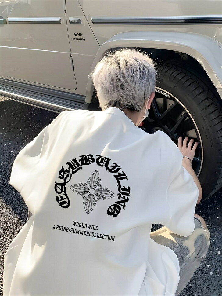 樂天商城 - ユナイテッドアスレ ティーシャツ ゆったり オーバーサイズ ビッグシルエット 白t 作業着 tシャツ メンズ 半袖 無地 レディース 大きいサイズ 大きめ 綿100％ 白 コットン 厚手 半袖tシャツ