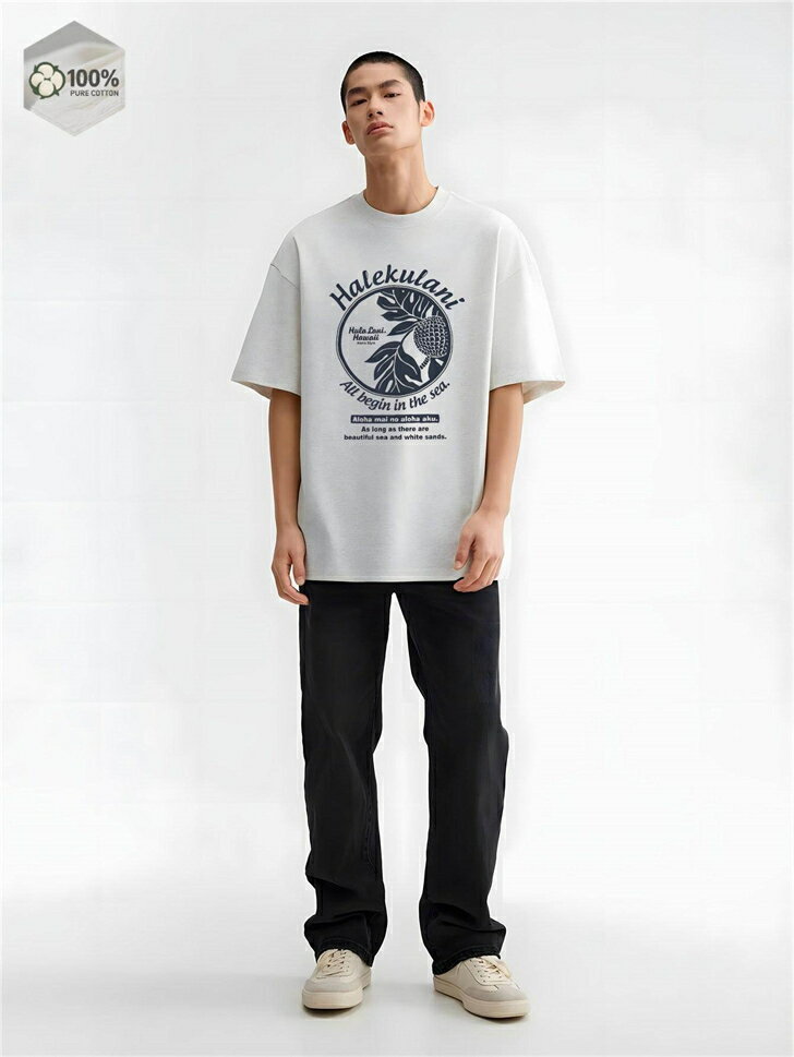 樂天商城 - ユナイテッドアスレ ゆったり オーバーサイズ ビッグシルエット 白t 作業着 tシャツ メンズ 半袖 無地 レディース 大きいサイズ 大きめ 綿100％ 白 コットン 厚手 半袖tシャツ ティーシャツ