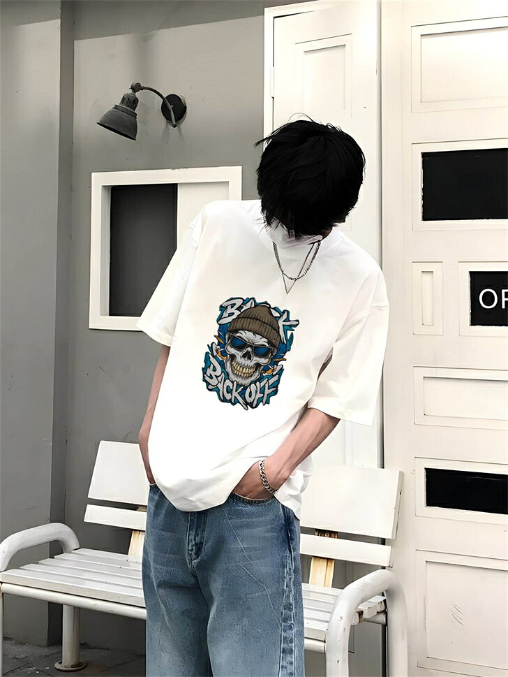 Rakuten - 作業着 白t ビッグシルエット オーバーサイズ ゆったり ユナイテッドアスレ ティーシャツ 半袖tシャツ 厚手 コットン 白 綿100％ 大きめ 大きいサイズ レディース 無地 半袖 メンズ tシャツ ブランド