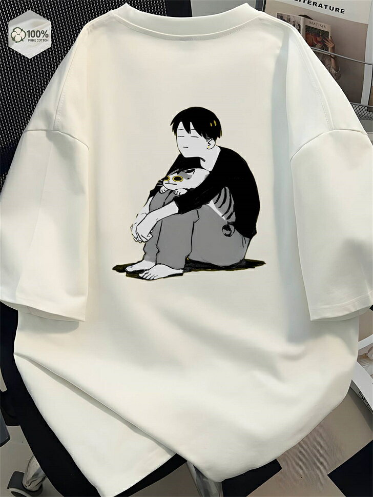 樂天商城 - 綿100％ 白 コットン 厚手 半袖tシャツ ティーシャツ ユナイテッドアスレ ゆったり オーバーサイズ ビッグシルエット 白t 作業着 tシャツ メンズ 半袖 無地 レディース 大きいサイズ 大きめ