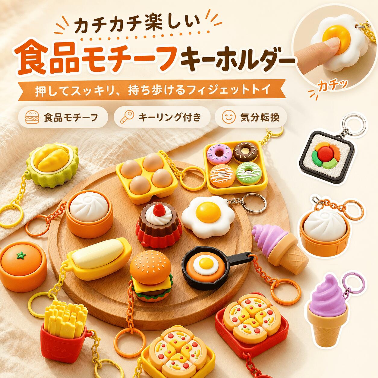 楽天市場】食品サンプル キーホルダー（おもちゃ）の通販