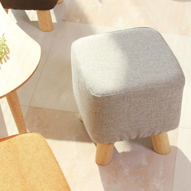 【P10倍：12/1 00:00 - 12/1 23:59】ミニスツール おしゃれ かわいい スクエアタイプ 幅26.5×奥行26.5×..