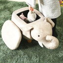 【SALE:7/11 20:00 - 7/19 01:59】アニマルスツール おしゃれ ゾウ 収納付き 動物 幅70×奥行34×高さ36cm