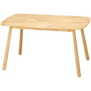【SALE:9/13 20:00 - 9/18 01:59】ダイニングテーブル おしゃれ 木製 幅135×奥行80×高さ72cm ナチュラル