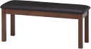 【SALE:7/11 20:00 - 7/19 01:59】ダイニングベンチ おしゃれ 天然木製 幅95×奥行35×高さ43cm ブラウン