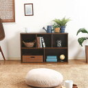 【SALE:7/11 20:00 - 7/19 01:59】カラーボックス 収納棚 55×29×88cm ミディアムブラウン ミディアムブラウン