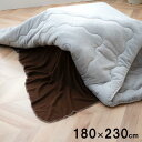 【SALE:7/11 20:00 - 7/19 01:59】こたつ中掛け毛布 長方形用 180×230cm 暖かい おしゃれ フラットタイプ
