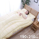 【SALE:5/1 10:00 - 5/8 01:59】掛け布団 防ダニ ダブルロング 190×210cm 日本製