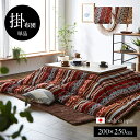 【SALE:5/1 10:00 - 5/8 01:59】こたつ掛け布団 長方形 約200×250cm キルティング オリエント柄 洗える