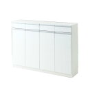 【SALE:7/11 20:00 - 7/19 01:59】カウンター下収納 120×29.5×89cm 引き出しタイプ おしゃれ 薄型