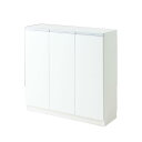 【SALE:7/11 20:00 - 7/19 01:59】カウンター下収納 90×29.5×89cm 扉タイプ おしゃれ 薄型