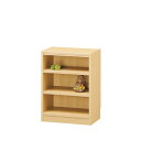 【SALE:7/11 20:00 - 7/19 01:59】受注生産 隙間収納ラック 幅44高さ60 3段 ナチュラル