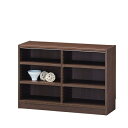 【SALE:7/11 20:00 - 7/19 01:59】受注生産 隙間収納ラック 幅87高さ60 3段 ダークブラウン