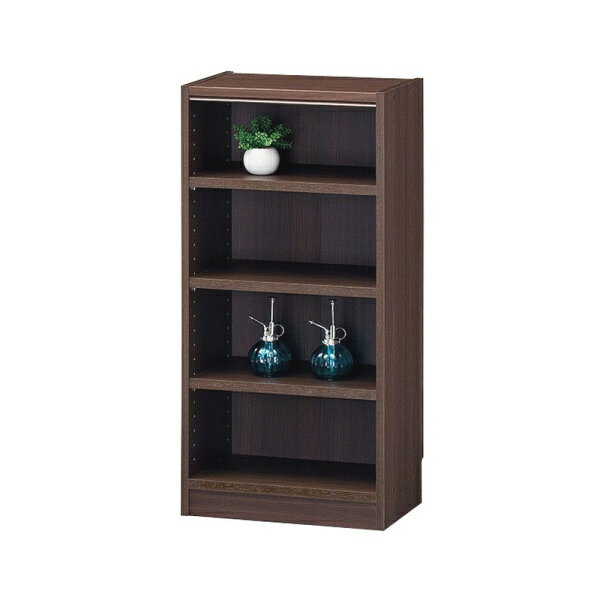 【SALE：12/3 20:00 - 12/11 01:59】受注生産 隙間収納ラック 幅44高さ90 4段 ダークブラウン