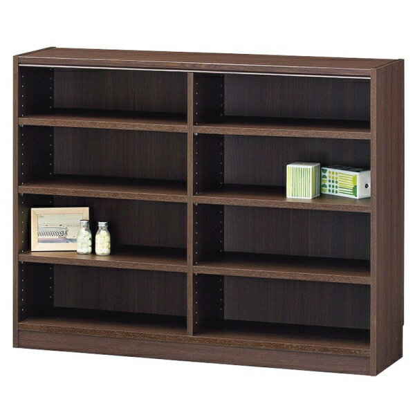 【SALE：12/3 20:00 - 12/11 01:59】受注生産 隙間収納ラック 幅117高さ90 4段 ダークブラウン