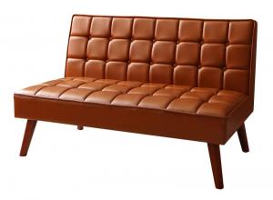 ダイニングソファー おしゃれ 2人掛け バックレストタイプ アメリカンヴィンテージ