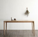 【SALE:7/11 20:00 - 7/19 01:59】食卓テーブル 150cm 4人用 北欧 天然木オーク無垢材 組立付き