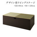 【SALE:7/11 20:00 - 7/19 01:59】スツール おしゃれ 60×120cm ハイタイプ こあがり畳 日本製 収納ボックス
