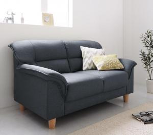 ソファー おしゃれ 2人掛けソファ 木脚タイプ シンプルモダン