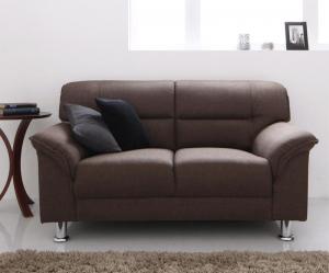 ソファー おしゃれ 2人掛けソファ スチール脚タイプ シンプルモダン