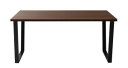 【SALE:7/11 20:00 - 7/19 01:59】食卓テーブル 150cm 4人用 天然木ウォールナット 組立付き