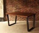 【SALE:5/1 10:00 - 5/8 01:59】食卓テーブル 120cm 4人用 アメリカンヴィンテージ 組立付き