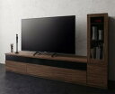 【SALE:7/11 20:00 - 7/19 01:59】テレビ台 おしゃれ 2点セット(テレビ台180+ガラス扉キャビネット) 43インチ/50インチ/55...
