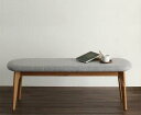【SALE:5/1 10:00 - 5/8 01:59】ダイニングベンチ おしゃれ 2人掛け 120cm 天然木オーク無垢材 北欧 長椅子 ベンチシート