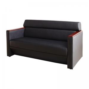 応接ソファー おしゃれ 2人掛けソファ 高級木肘応接室ソファ