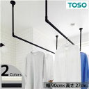 【SALE:5/1 10:00 - 5/8 01:59】ハンギングバー 吊り下げ 約90cm×27cm 天井付けCタイプセット 日本製 toso