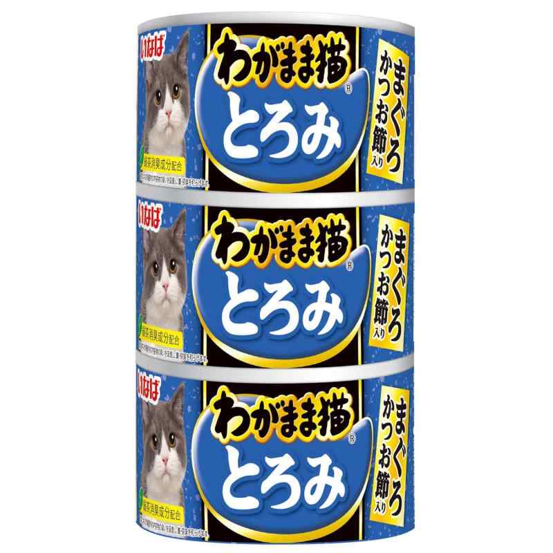 いなば わがまま猫とろみ まぐろ かつお節入り 140g×3個