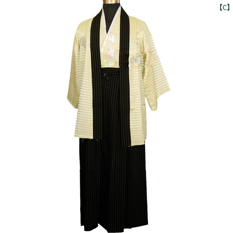 江戸一 祭り 鯉口シャツ 柄 松葉 大人用 超巾広（4L） 取り寄せ商品[tss]