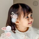 【メール便送料無料】かわいいフワフワピン2個セットベビー 赤ちゃん ヘアピン 2個セット ヘアアクセサリー ボンボン ヘアピン 髪飾り かわいい ラブリー 春 ...