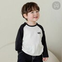 ハオ レグラン ベビー Tシャツ カットソー アイボリー ブラック Move Love レタリング 長袖 白 黒 赤ちゃん トップス 上着 カジュアル フォーマル 登園