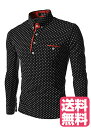 メンズ 長袖 ポロシャツ コットン メンズシャツ カットソー ゴルフウェア アメカジ ユルカジ お兄系 カジュアル polo POLO 丸首 Vネック