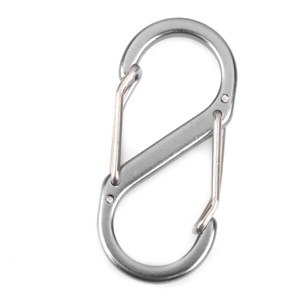 多機能 登山 クライミング キーチェーン カラビナ フック スプリング キーチェーン ハイキング キャンプ S字 カラビナ 登山 キャンプ アウトドア 旅行用品 釣り ペツル トレッキング スポーツ キーホルダー 銀 赤 青 シルバー レッド ブルー 5個 JPY通販格安セール情報 楽天 通販