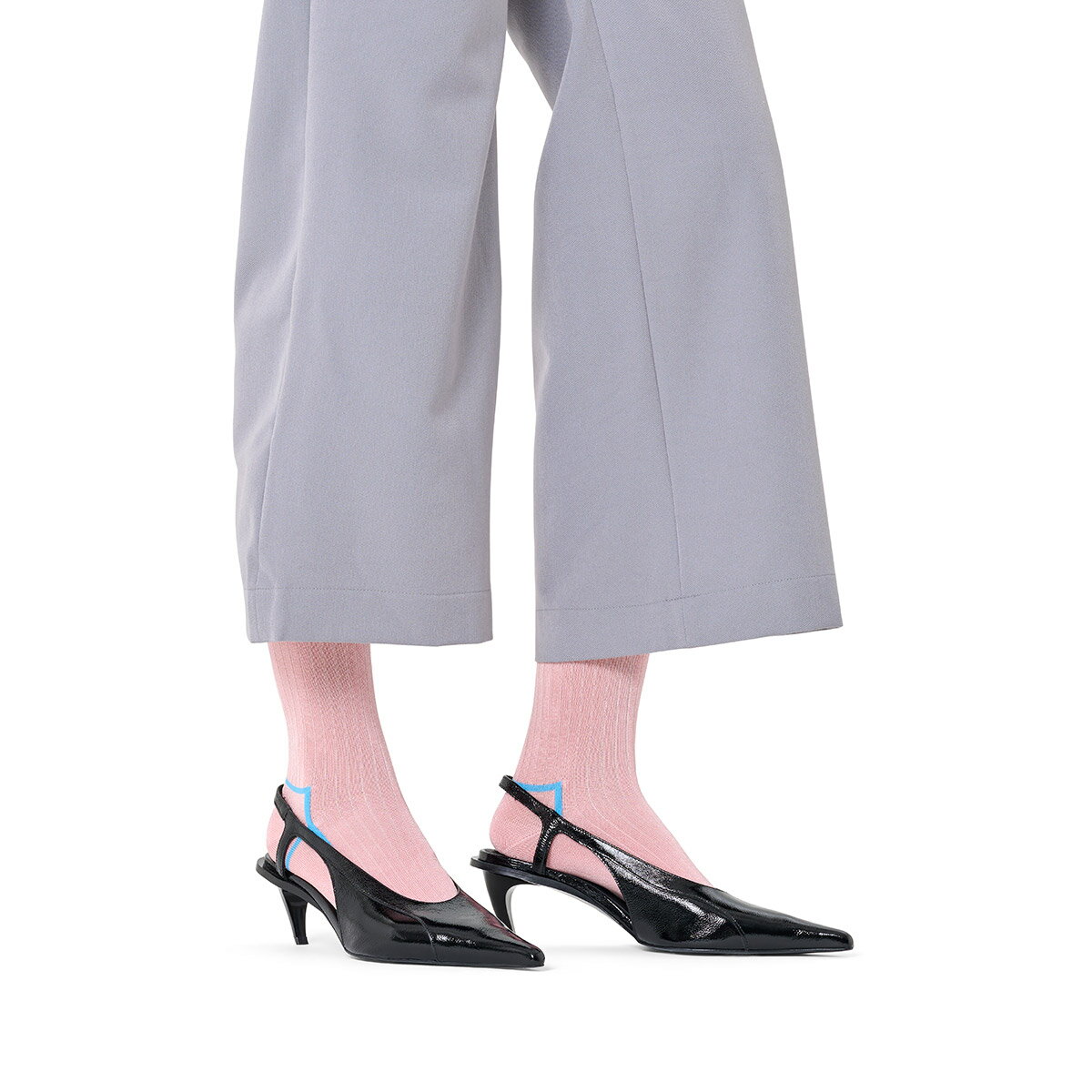 Happy Socks 公式 クルー丈 ソックス コントラスト ストライプ / ハッピーソックス ソックス 靴下 メンズ レディース ユニセックス ギフト プレゼント 柄 オシャレ