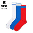 Happy Socks 公式 【3足セット】スポーツ丈 ソックス ソリッド / ハッピーソックス ソックス 靴下 メンズ レディース ユニセックス ギフト プレ...