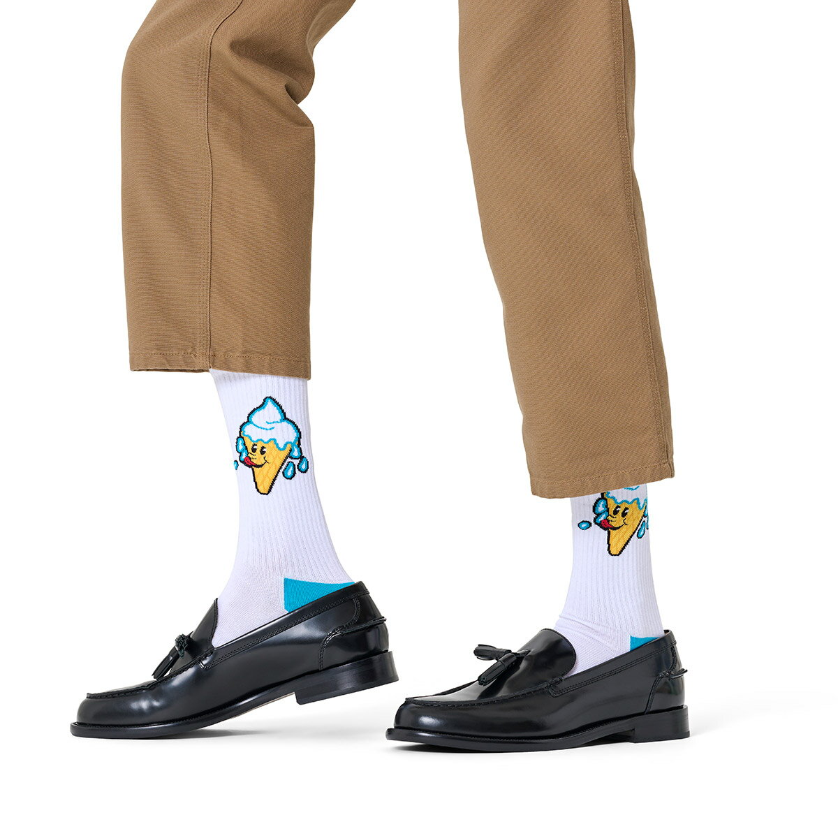 Happy Socks 公式 スポーツ ソックス アイスクリーム / ハッピーソックス ソックス...
