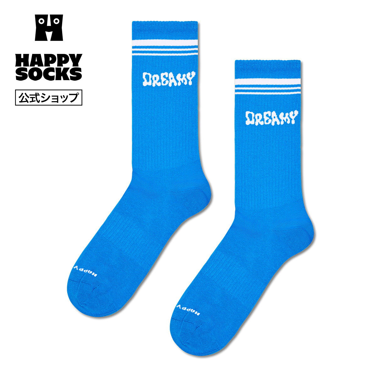 Happy Socks 公式 スポーツ ソックス ドリーミー / ハッピーソックス ソックス 靴下 メンズ レディース ユニセックス ギフト プレゼント 柄 オシャレ
