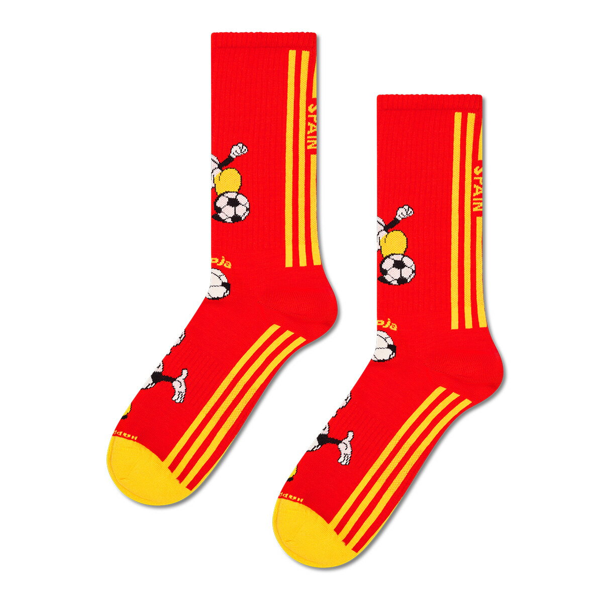 Happy Socks 公式 スポーツ ソックス ワールドカップ スペイン / ハッピーソックス...