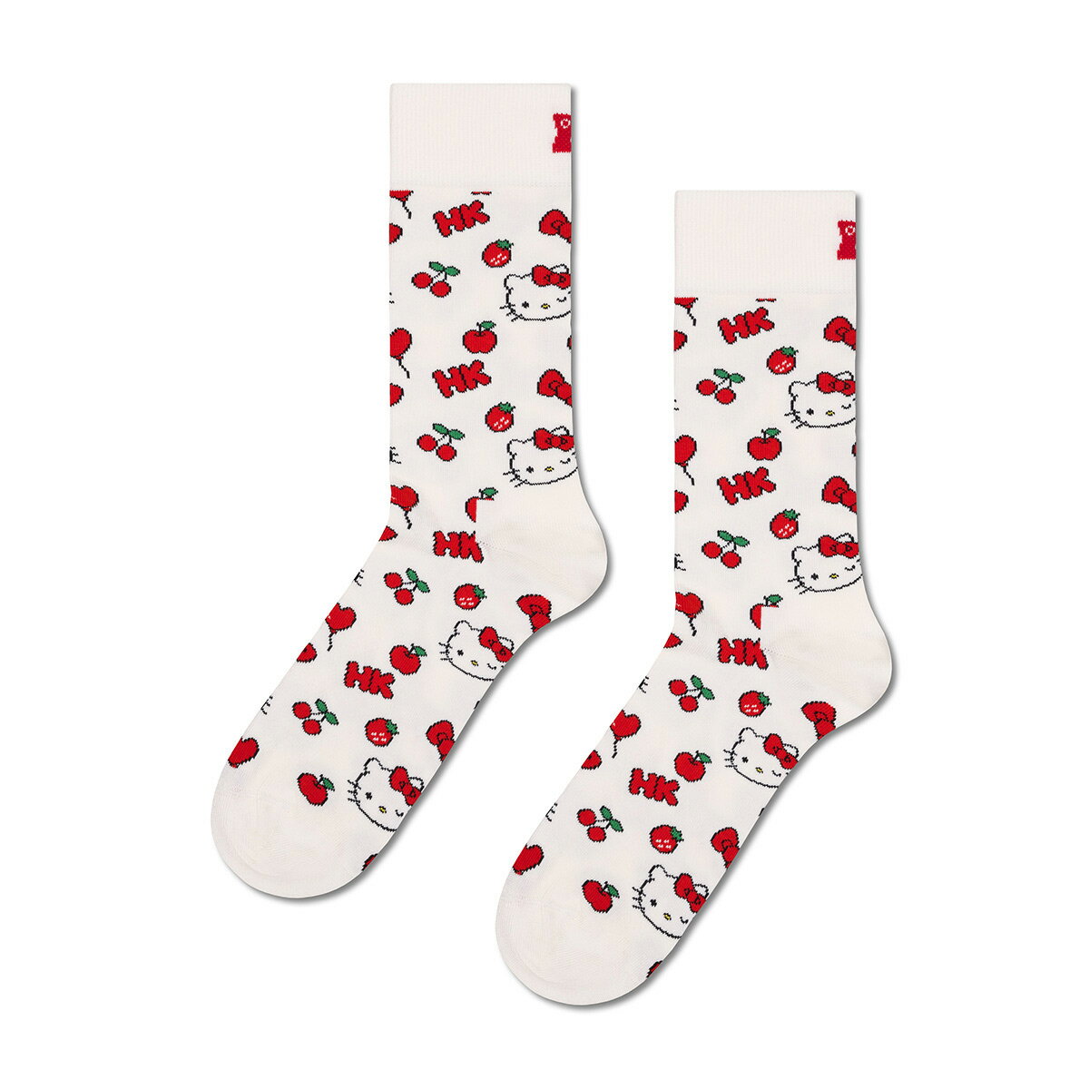 Happy Socks 公式 【Hello Kitty×Happy Socks】クルー丈 ソックス ハローキティ チ...