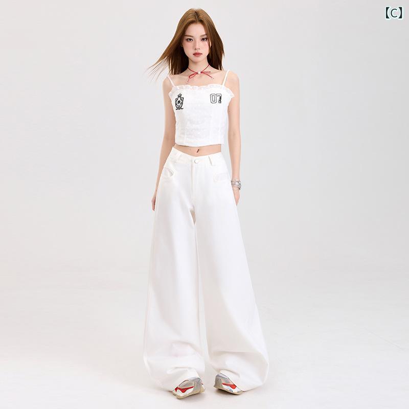 ワイドパンツ レディース ハイウエスト タックパンツ センタープレス 美脚 シワになりにくい ウエストゴム 体型カバー オフィス カジュアル ロングパンツ ボトムス ガウチョパンツ スラックス 落ち感 ストレートパンツ 上品 ズボン 履きやすい 洗える