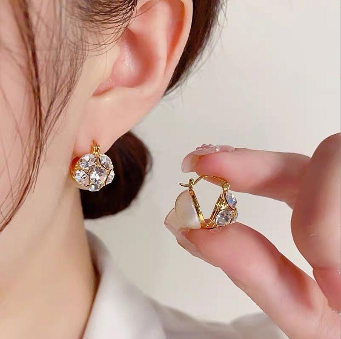 ピアス レディース パール ジルコニア ダブルキャッチ 2WAY 大粒 両耳用 結婚式 パーティー 普段使い ギフト プレゼント アクセサリー ジュエリー ゴールド シルバー 落ちにくい シンプル 華奢 揺れる 冠婚葬祭