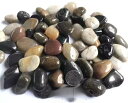 【最終在庫処分!】砂利 五色 光沢 彩光石 玉砂利 8分 約20-35mm 20kg 【送料無料】 ガーデニング DIY 墓 防犯 防草 ジャリ ビオトープ アクアリウム 天然 丸 外構 駐車場 カラフル 造園 和風 洋風 和庭 洋庭 庭園 庭 ミックス 雑草対策 メダカ 水槽 園芸 飾り石