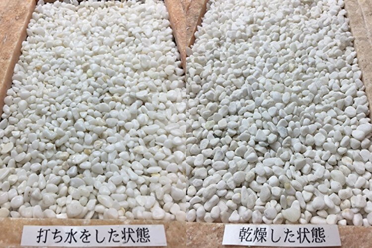 白玉砂利 ホワイト 化粧砂利 2分 (4mm〜7mm) 100kg 〔 送料無料 ・離島別途〕 化粧石 化粧砂利 防犯 防草砂利 白玉石 砂利 玉石 玉砂利 白色 ガーデニング 造園 庭 和風 洋風 和庭 洋庭 庭園 白い石 雑草対策 ジャリ おしゃれ