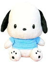 【中古】ナカジマコーポレーション ほわほわ ポチャッコ L ブルー H39xW31xD27cm ぬいぐるみ サンリオ 大 プレゼント 143174-20