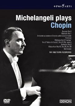 【中古】ミケランジェリ・プレイズ・ショパン [DVD]【メーカー名】【メーカー型番】【ブランド名】コロムビアミュージックエンタテインメント 室内楽・器楽曲, ステージ アロトゥ−ロ・ベネデッティ・ミケランジェリ(p): Actor【商品説明】ミケランジェリ・プレイズ・ショパン [DVD]孤高のピアニスト、アルトゥーロ・ベネデッティ・ミケランジェリの貴重な演奏模様を捉えた、イタリア放送協会（RAI）提供の歴史的映像。 録音嫌いとしても知られるミケランジェリが、厳格な条項を定めた上で承諾したテレビ放映用の収録で、 彼の愛奏したベートーヴェン、ショパン、ドビュッシーの有名曲を余すところなく収めた映像シリーズ。 いずれもシングルテイクによる圧倒的な演奏で、壮年期のミケランジェリ究極の美学を俯瞰することができます。 マスターテープの入念なリマスタリングにより、リアルな音質と画質を再現。 【収録予定内容】 ショパン 1. ピアノ・ソナタ第2番 変ロ短調 Op.35「葬送」 　2. バラード第1番 ト短調 Op.23 3. アンダンテ・スピアナートと華麗なる大ポロネーズ 変ホ長調 Op.22 4. 幻想曲 ヘ短調 Op.49 5. ワルツ第9番 変イ長調 Op.69-1「別れのワルツ」 6. ワルツ第2番 変イ長調 Op.34-1「華麗なる円舞曲」 7. ワルツ第17番 変ホ長調（遺作） 8. スケルツォ第2番 変ロ短調 Op.31 9. マズルカ第47番 イ短調Op.68-2 10. マズルカ第25番 ロ短調 Op.33-4 11. マズルカ第20番 変ニ長調 Op.30-3 12. 子守歌 変ニ長調 Op.57孤高のピアニスト、アルトゥーロ・ベネデッティ・ミケランジェリの貴重な演奏模様を捉えた、イタリア放送協会（RAI）提供の歴史的映像。 録音嫌いとしても知られるミケランジェリが、厳格な条項を定めた上で承諾したテレビ放映用の収録で、 彼の愛奏したベートーヴェン、ショパン、ドビュッシーの有名曲を余すところなく収めた映像シリーズ。 いずれもシングルテイクによる圧倒的な演奏で、壮年期のミケランジェリ究極の美学を俯瞰することができます。 マスターテープの入念なリマスタリングにより、リアルな音質と画質を再現。 【収録予定内容】 ショパン 1. ピアノ・ソナタ第2番 変ロ短調 Op.35「葬送」 　2. バラード第1番 ト短調 Op.23 3. アンダンテ・スピアナートと華麗なる大ポロネーズ 変ホ長調 Op.22 4. 幻想曲 ヘ短調 Op.49 5. ワルツ第9番 変イ長調 Op.69-1「別れのワルツ」 6. ワルツ第2番 変イ長調 Op.34-1「華麗なる円舞曲」 7. ワルツ第17番 変ホ長調（遺作） 8. スケルツォ第2番 変ロ短調 Op.31 9. マズルカ第47番 イ短調Op.68-2 10. マズルカ第25番 ロ短調 Op.33-4 11. マズルカ第20番 変ニ長調 Op.30-3 12. 子守歌 変ニ長調 Op.57孤高のピアニスト、アルトゥーロ・ベネデッティ・ミケランジェリの貴重な演奏模様を捉えた、イタリア放送協会（RAI）提供の歴史的映像。 録音嫌いとしても知られるミケランジェリが、厳格な条項を定めた上で承諾したテレビ放映用の収録で、 彼の愛奏したベートーヴェン、ショパン、ドビュッシーの有名曲を余すところなく収めた映像シリーズ。 いずれもシングルテイクによる圧倒的な演奏で、壮年期のミケランジェリ究極の美学を俯瞰することができます。 マスターテープの入念なリマスタリングにより、リアルな音質と画質を再現。 【収録予定内容】 ショパン 1. ピアノ・ソナタ第2番 変ロ短調 Op.35「葬送」 　2. バラード第1番 ト短調 Op.23 3. アンダンテ・スピアナートと華麗なる大ポロネーズ 変ホ長調 Op.22 4. 幻想曲 ヘ短調 Op.49 5. ワルツ第9番 変イ長調 Op.69-1「別れのワルツ」 6. ワルツ第2番 変イ長調 Op.34-1「華麗なる円舞曲」 7. ワルツ第17番 変ホ長調（遺作） 8. スケルツォ第2番 変ロ短調 Op.31 9. マズルカ第47番 イ短調Op.68-2 10. マズルカ第25番 ロ短調 Op.33-4 11. マズルカ第20番 変ニ長調 Op.30-3 12. 子守歌 変ニ長調 Op.57孤高のピアニスト、アルトゥーロ・ベネデッティ・ミケランジェリの貴重な演奏模様を捉えた、イタリア放送協会（RAI）提供の歴史的映像。 録音嫌いとしても知られるミケランジェリが、厳格な条項を定めた上で承諾したテレビ放映用の収録で、 彼の愛奏したベートーヴェン、ショパン、ドビュッシーの有名曲を余すところなく収めた映像シリーズ。 いずれもシングルテイクによる圧倒的な演奏で、壮年期のミケランジェリ究極の美学を俯瞰することができます。 マスターテープの入念なリマスタリングにより、リアルな音質と画質を再現。 【収録予定内容】 ショパン 1. ピアノ・ソナタ第2番 変ロ短調 Op.35「葬送」 　2. バラード第1番 ト短調 Op.23 3. アンダンテ・スピアナートと華麗なる大ポロネーズ 変ホ長調 Op.22 4. 幻想曲 ヘ短調 Op.49 5. ワルツ第9番 変イ長調 Op.69-1「別れのワルツ」 6. ワルツ第2番 変イ長調 Op.34-1「華麗なる円舞曲」 7. ワルツ第17番 変ホ長調（遺作） 8. スケルツォ第2番 変ロ短調 Op.31 9. マズルカ第47番 イ短調Op.68-2 10. マズルカ第25番 ロ短調 Op.33-4 11. マズルカ第20番 変ニ長調 Op.30-3 12. 子守歌 変ニ長調 Op.57孤高のピアニスト、アルトゥーロ・ベネデッティ・ミケランジェリの貴重な演奏模様を捉えた、イタリア放送協会（RAI）提供の歴史的映像。 録音嫌いとしても知られるミケランジェリが、厳格な条項を定めた上で承諾したテレビ放映用の収録で、 彼の愛奏したベートーヴェン、ショパン、ドビュッシーの有名曲を余すところなく収めた映像シリーズ。 いずれもシングルテイクによる圧倒的な演奏で、壮年期のミケランジェリ究極の美学を俯瞰することができます。 マスターテープの入念なリマスタリングにより、リアルな音質と画質を再現。 【収録予定内容】 ショパン 1. ピアノ・ソナタ第2番 変ロ短調 Op.35「葬送」 　2. バラード第1番 ト短調 Op.23 3. アンダンテ・スピアナートと華麗なる大ポロネーズ 変ホ長調 Op.22 4. 幻想曲 ヘ短調 Op.49 5. ワルツ第9番 変イ長調 Op.69-1「別れのワルツ」 6. ワルツ第2番 変イ長調 Op.34-1「華麗なる円舞曲」 7. ワルツ第17番 変ホ長調（遺作） 8. スケルツォ第2番 変ロ短調 Op.31 9. マズルカ第47番 イ短調Op.68-2 10. マズルカ第25番 ロ短調 Op.33-4 11. マズルカ第20番 変ニ長調 Op.30-3 12. 子守歌 変ニ長調 Op.57中古品のため使用に伴うキズ等がございますが、問題なくご使用頂ける商品です。画像はイメージ写真ですので商品のコンディション、付属品の有無については入荷の度異なります。当店にて、動作確認・点検・アルコール等のクリーニングを施しております。中古品のため限定特典や補償等は、商品名、説明に記載があっても付属しておりません予めご了承下さい。当店では初期不良に限り、商品到着から7日間は返品を 受付けております。他モールとの併売品の為、完売の際はご連絡致しますのでご了承ください。ご注文からお届けまで1、ご注文⇒ご注文は24時間受け付けております。2、注文確認⇒ご注文後、当店から注文確認メールを送信します。3、お届けまで3〜10営業日程度とお考え下さい。4、入金確認⇒前払い決済をご選択の場合、ご入金確認後、配送手配を致します。5、出荷⇒配送準備が整い次第、出荷致します。配送業者、追跡番号等の詳細をメール送信致します。6、到着⇒出荷後、1〜3日後に商品が到着します。　※離島、北海道、九州、沖縄は遅れる場合がございます。予めご了承下さい。お電話でのお問合せは少人数で運営の為受け付けておりませんので、メールにてお問合せお願い致します。営業時間　月〜金　10:00〜17:00お客様都合によるご注文後のキャンセル・返品はお受けしておりませんのでご了承下さい。0