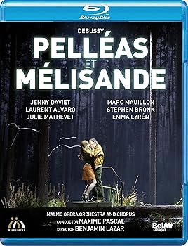 【中古】ドビュッシー:《ペレアスとメリザンド》[Blu-ray]【メーカー名】【メーカー型番】【ブランド名】【商品説明】ドビュッシー:《ペレアスとメリザンド》[Blu-ray]【演奏・出演者】 マルク・モイヨン(バリトン)／ジェニー・ダヴィエ(ソプラノ)／ローラン・アルヴァーロ(バリトン)／スティーブン・ブロンク(バス)／エンマ・リレン(メゾ・ソプラノ)／ジュリー・マテヴェ(メゾ・ソプラノ)／ステファノ・オルチェーゼ(バス)／マキシム・パスカル(指揮)／マルメ歌劇場管弦楽団＆合唱団 【録音・収録情報】 2016年5月 HD recording ／マルメ歌劇場／コレンタン・ルコンテ(TVディレクター)／収録時間:170分／音声:フランス語歌唱／ステレオ2.0/dts-HDマスターオーディオ5.1(Blu-ray)／字幕:フランス語・英語・ドイツ語・スペイン語・韓国語・日本語／画面:16:9／REGION All(Code:0)／Blu-ray・・・ニ層 50GB　1080i High Definition ドビュッシーが歌劇《ペレアスとメリザンド》を完成させたのは1902年。当時流行していたのはワーグナーの《トリスタンとイゾルデ》であり、この強烈な作品に影響された作曲家も多かったのですが、ドビュッシーは敢えて正反対の立場をとることに決め、内容こそ“禁断の愛”を描いていますが、音楽的には「新しい美的信念を説く」ことに終始しました。ワーグナーのように激情的な愛の場面にこだわるのではなく、象徴的な愛が描かれたこの歌劇は、全編、美しいフランス語のイントネーションがそのまま歌われたような神秘的な和声と旋律が用いられており、フランスの気鋭の指揮者パスカルと、歌手たちの精緻な演奏によってその魅力が余すことなく引き出されました。また、今回上演された新プロダクションは、フランスの新進演出家ベンジャミン・ラザールの演出によるもので、優れた人物描写と共に、イングマール・ベルイマン(1952年から1958年まで劇場監督を務めていた）へのオマージュが込められたという美しい森の情景や、人々の衣装なども見どころです。【演奏・出演者】 マルク・モイヨン(バリトン)／ジェニー・ダヴィエ(ソプラノ)／ローラン・アルヴァーロ(バリトン)／スティーブン・ブロンク(バス)／エンマ・リレン(メゾ・ソプラノ)／ジュリー・マテヴェ(メゾ・ソプラノ)／ステファノ・オルチェーゼ(バス)／マキシム・パスカル(指揮)／マルメ歌劇場管弦楽団＆合唱団 【録音・収録情報】 2016年5月 HD recording ／マルメ歌劇場／コレンタン・ルコンテ(TVディレクター)／収録時間:170分／音声:フランス語歌唱／ステレオ2.0/dts-HDマスターオーディオ5.1(Blu-ray)／字幕:フランス語・英語・ドイツ語・スペイン語・韓国語・日本語／画面:16:9／REGION All(Code:0)／Blu-ray・・・ニ層 50GB　1080i High Definition ドビュッシーが歌劇《ペレアスとメリザンド》を完成させたのは1902年。当時流行していたのはワーグナーの《トリスタンとイゾルデ》であり、この強烈な作品に影響された作曲家も多かったのですが、ドビュッシーは敢えて正反対の立場をとることに決め、内容こそ“禁断の愛”を描いていますが、音楽的には「新しい美的信念を説く」ことに終始しました。ワーグナーのように激情的な愛の場面にこだわるのではなく、象徴的な愛が描かれたこの歌劇は、全編、美しいフランス語のイントネーションがそのまま歌われたような神秘的な和声と旋律が用いられており、フランスの気鋭の指揮者パスカルと、歌手たちの精緻な演奏によってその魅力が余すことなく引き出されました。また、今回上演された新プロダクションは、フランスの新進演出家ベンジャミン・ラザールの演出によるもので、優れた人物描写と共に、イングマール・ベルイマン(1952年から1958年まで劇場監督を務めていた）へのオマージュが込められたという美しい森の情景や、人々の衣装なども見どころです。【演奏・出演者】 マルク・モイヨン(バリトン)／ジェニー・ダヴィエ(ソプラノ)／ローラン・アルヴァーロ(バリトン)／スティーブン・ブロンク(バス)／エンマ・リレン(メゾ・ソプラノ)／ジュリー・マテヴェ(メゾ・ソプラノ)／ステファノ・オルチェーゼ(バス)／マキシム・パスカル(指揮)／マルメ歌劇場管弦楽団＆合唱団 【録音・収録情報】 2016年5月 HD recording ／マルメ歌劇場／コレンタン・ルコンテ(TVディレクター)／収録時間:170分／音声:フランス語歌唱／ステレオ2.0/dts-HDマスターオーディオ5.1(Blu-ray)／字幕:フランス語・英語・ドイツ語・スペイン語・韓国語・日本語／画面:16:9／REGION All(Code:0)／Blu-ray・・・ニ層 50GB　1080i High Definition ドビュッシーが歌劇《ペレアスとメリザンド》を完成させたのは1902年。当時流行していたのはワーグナーの《トリスタンとイゾルデ》であり、この強烈な作品に影響された作曲家も多かったのですが、ドビュッシーは敢えて正反対の立場をとることに決め、内容こそ“禁断の愛”を描いていますが、音楽的には「新しい美的信念を説く」ことに終始しました。ワーグナーのように激情的な愛の場面にこだわるのではなく、象徴的な愛が描かれたこの歌劇は、全編、美しいフランス語のイントネーションがそのまま歌われたような神秘的な和声と旋律が用いられており、フランスの気鋭の指揮者パスカルと、歌手たちの精緻な演奏によってその魅力が余すことなく引き出されました。また、今回上演された新プロダクションは、フランスの新進演出家ベンジャミン・ラザールの演出によるもので、優れた人物描写と共に、イングマール・ベルイマン(1952年から1958年まで劇場監督を務めていた）へのオマージュが込められたという美しい森の情景や、人々の衣装なども見どころです。【演奏・出演者】 マルク・モイヨン(バリトン)／ジェニー・ダヴィエ(ソプラノ)／ローラン・アルヴァーロ(バリトン)／スティーブン・ブロンク(バス)／エンマ・リレン(メゾ・ソプラノ)／ジュリー・マテヴェ(メゾ・ソプラノ)／ステファノ・オルチェーゼ(バス)／マキシム・パスカル(指揮)／マルメ歌劇場管弦楽団＆合唱団 【録音・収録情報】 2016年5月 HD recording ／マルメ歌劇場／コレンタン・ルコンテ(TVディレクター)／収録時間:170分／音声:フランス語歌唱／ステレオ2.0/dts-HDマスターオーディオ5.1(Blu-ray)／字幕:フランス語・英語・ドイツ語・スペイン語・韓国語・日本語／画面:16:9／REGION All(Code:0)／Blu-ray・・・ニ層 50GB　1080i High Definition ドビュッシーが歌劇《ペレアスとメリザンド》を完成させたのは1902年。当時流行していたのはワーグナーの《トリスタンとイゾルデ》であり、この強烈な作品に影響された作曲家も多かったのですが、ドビュッシーは敢えて正反対の立場をとることに決め、内容こそ“禁断の愛”を描いていますが、音楽的には「新しい美的信念を説く」ことに終始しました。ワーグナーのように激情的な愛の場面にこだわるのではなく、象徴的な愛が描かれたこの歌劇は、全編、美しいフランス語のイントネーションがそのまま歌われたような神秘的な和声と旋律が用いられており、フランスの気鋭の指揮者パスカルと、歌手たちの精緻な演奏によってその魅力が余すことなく引き出されました。また、今回上演された新プロダクションは、フランスの新進演出家ベンジャミン・ラザールの演出によるもので、優れた人物描写と共に、イングマール・ベルイマン(1952年から1958年まで劇場監督を務めていた）へのオマージュが込められたという美しい森の情景や、人々の衣装なども見どころです。【演奏・出演者】 マルク・モイヨン(バリトン)／ジェニー・ダヴィエ(ソプラノ)／ローラン・アルヴァーロ(バリトン)／スティーブン・ブロンク(バス)／エンマ・リレン(メゾ・ソプラノ)／ジュリー・マテヴェ(メゾ・ソプラノ)／ステファノ・オルチェーゼ(バス)／マキシム・パスカル(指揮)／マルメ歌劇場管弦楽団＆合唱団 【録音・収録情報】 2016年5月 HD recording ／マルメ歌劇場／コレンタン・ルコンテ(TVディレクター)／収録時間:170分／音声:フランス語歌唱／ステレオ2.0/dts-HDマスターオーディオ5.1(Blu-ray)／字幕:フランス語・英語・ドイツ語・スペイン語・韓国語・日本語／画面:16:9／REGION All(Code:0)／Blu-ray・・・ニ層 50GB　1080i High Definition ドビュッシーが歌劇《ペレアスとメリザンド》を完成させたのは1902年。当時流行していたのはワーグナーの《トリスタンとイゾルデ》であり、この強烈な作品に影響された作曲家も多かったのですが、ドビュッシーは敢えて正反対の立場をとることに決め、内容こそ“禁断の愛”を描いていますが、音楽的には「新しい美的信念を説く」ことに終始しました。ワーグナーのように激情的な愛の場面にこだわるのではなく、象徴的な愛が描かれたこの歌劇は、全編、美しいフランス語のイントネーションがそのまま歌われたような神秘的な和声と旋律が用いられており、フランスの気鋭の指揮者パスカルと、歌手たちの精緻な演奏によってその魅力が余すことなく引き出されました。また、今回上演された新プロダクションは、フランスの新進演出家ベンジャミン・ラザールの演出によるもので、優れた人物描写と共に、イングマール・ベルイマン(1952年から1958年まで劇場監督を務めていた）へのオマージュが込められたという美しい森の情景や、人々の衣装なども見どころです。中古品のため使用に伴うキズ等がございますが、問題なくご使用頂ける商品です。画像はイメージ写真ですので商品のコンディション、付属品の有無については入荷の度異なります。当店にて、動作確認・点検・アルコール等のクリーニングを施しております。中古品のため限定特典や補償等は、商品名、説明に記載があっても付属しておりません予めご了承下さい。当店では初期不良に限り、商品到着から7日間は返品を 受付けております。他モールとの併売品の為、完売の際はご連絡致しますのでご了承ください。ご注文からお届けまで1、ご注文⇒ご注文は24時間受け付けております。2、注文確認⇒ご注文後、当店から注文確認メールを送信します。3、お届けまで3〜10営業日程度とお考え下さい。4、入金確認⇒前払い決済をご選択の場合、ご入金確認後、配送手配を致します。5、出荷⇒配送準備が整い次第、出荷致します。配送業者、追跡番号等の詳細をメール送信致します。6、到着⇒出荷後、1〜3日後に商品が到着します。　※離島、北海道、九州、沖縄は遅れる場合がございます。予めご了承下さい。お電話でのお問合せは少人数で運営の為受け付けておりませんので、メールにてお問合せお願い致します。営業時間　月〜金　10:00〜17:00お客様都合によるご注文後のキャンセル・返品はお受けしておりませんのでご了承下さい。0