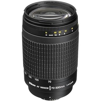 【中古】Nikon AF Zoom Nikkor 70-300mm F4-5.6G ブラック (VR無し)